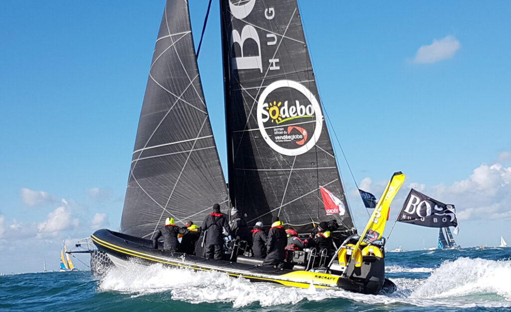Rib support boat