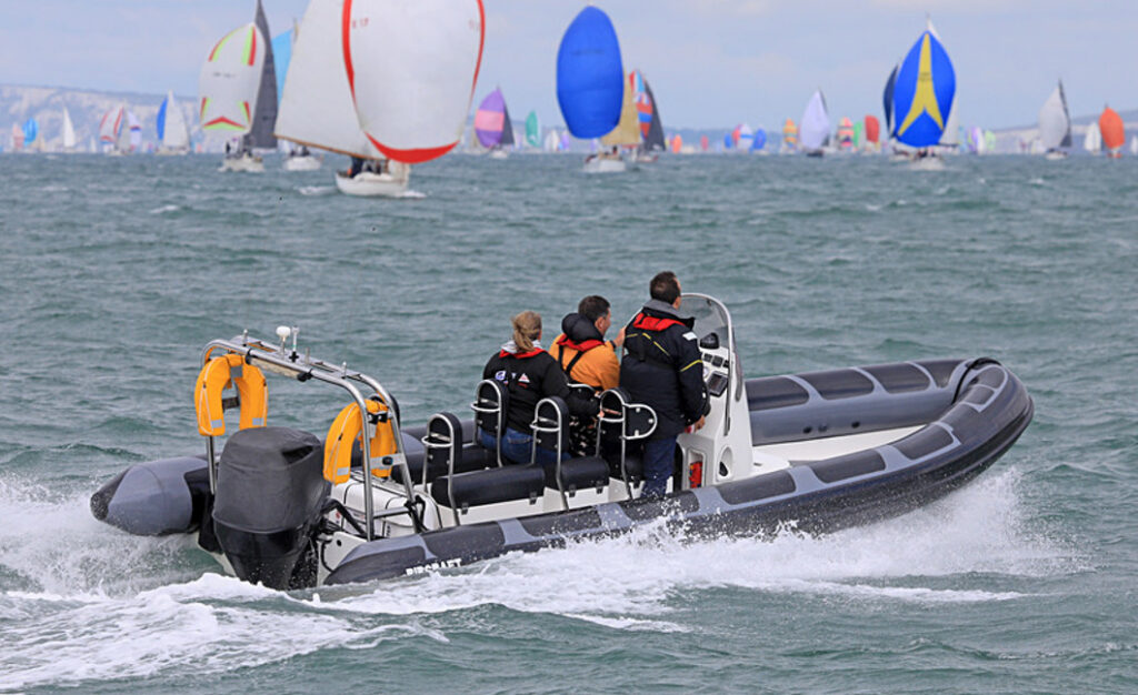 Round the Island Race view