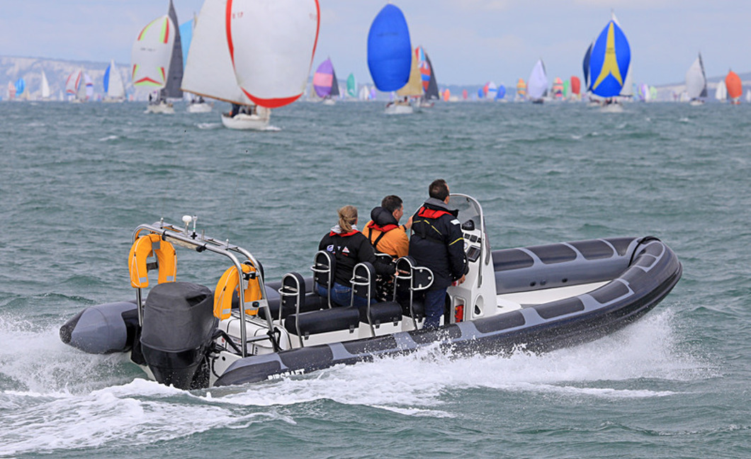 Round the Island Race view